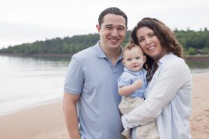 Tony, Nicole, and baby Desmond
